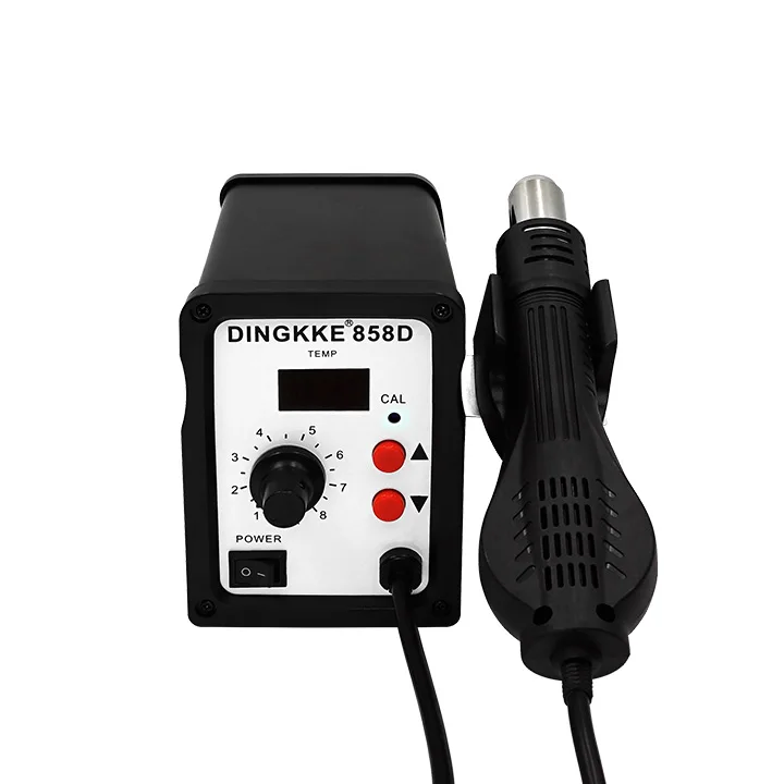700W soldering station led 858D SMD hot air gun rework station for welding repair tools
