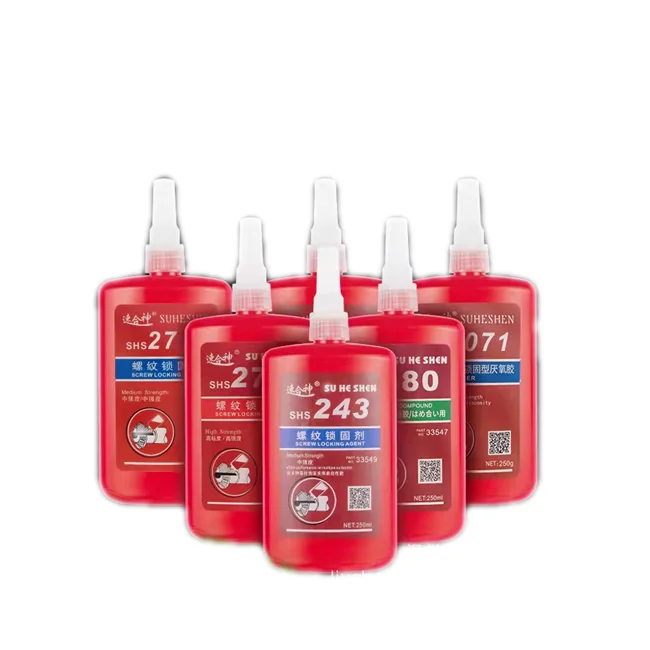 Steel Instant Fast Curing Pre-Applied Threadlocker Anaerobic Sealant & Adhesive glue