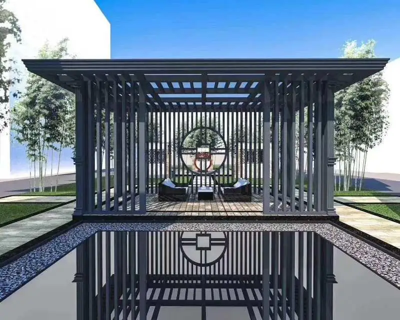Aluminum Alloy Pavilion in Park Scenic Area