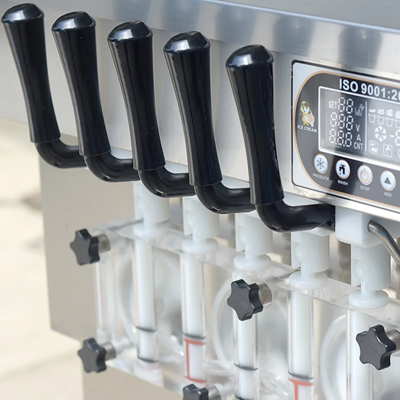 Kolice 5 flavors vending ice cream maker/soft rental ice cream machine /frozen yogurt acai ice cream machine with below 150 GWP