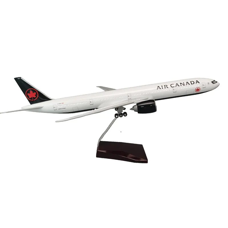 Fancy Toys for Kids Large Scale 1:157 47cm B777 Air Canda Resin Material Boeing 777 Plane Aircraft Models