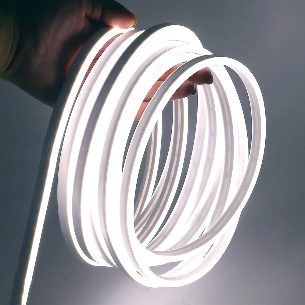 Flexible Neon Rope Light 3000/4000/6000K Neon light 12V 10W RA70 100M/Roll Flexible Silicon Led Neon Light Strip