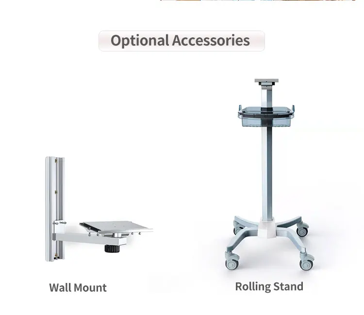 Yonker new medical icu patient monitor custom 2.6kg hospital multi-parameter patient monitoring with trolley