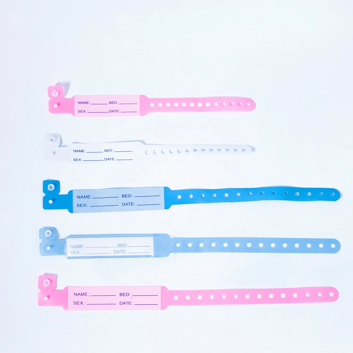 Заводская цена больничный пластиковый браслет для пациента идентификации ребенка
