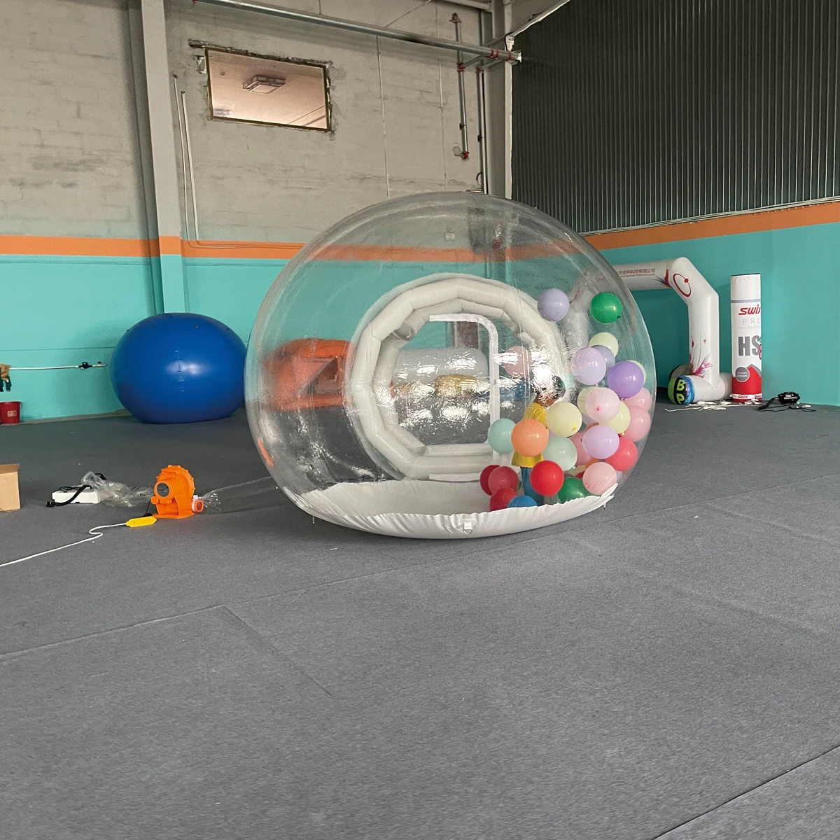 Custom PVC Transparent Clear Inflatable Bouncy Balloon Dome Event Glaming Tent Boubble House for Kids