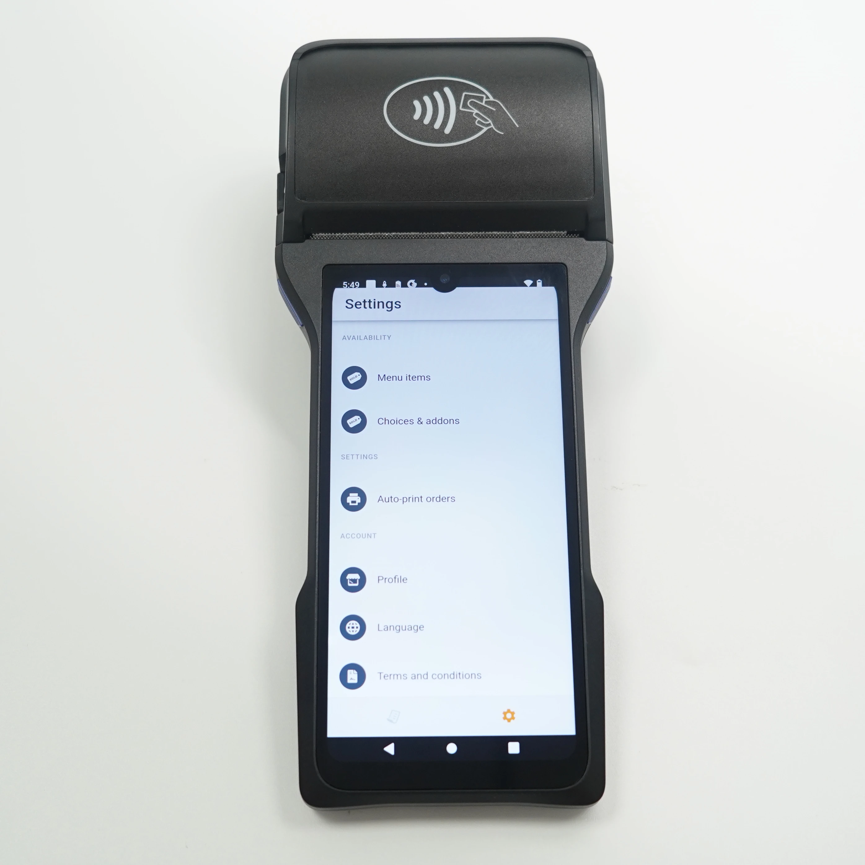 Goodcom Android 12 Handheld Pos Thermal 80mm Printer with Restaurant Order Management
