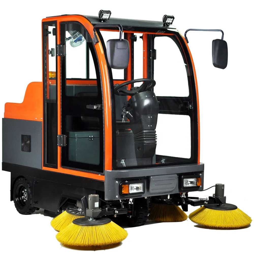 Hot sale of electric floor washer in 2022, four-wheel steering road sweeper, road sweeper