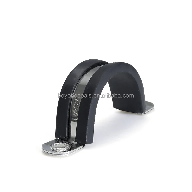 Customized Stainless Steel Adhesive Tape Clamp Pipe Inserts Rubber Clamp Cushion