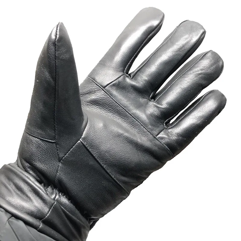 Мужские зимние меховые перчатки, теплые Утепленные перчатки для верховой езды, кожаные перчатки из овчины и меха, оптовая продажа с завода