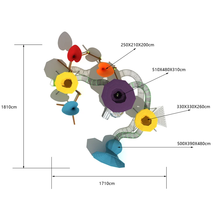 Children Game Slides Outdoor Custom Indoor Commercial Plastic Playground Slide Equipment Kids Garden Play House For Sale