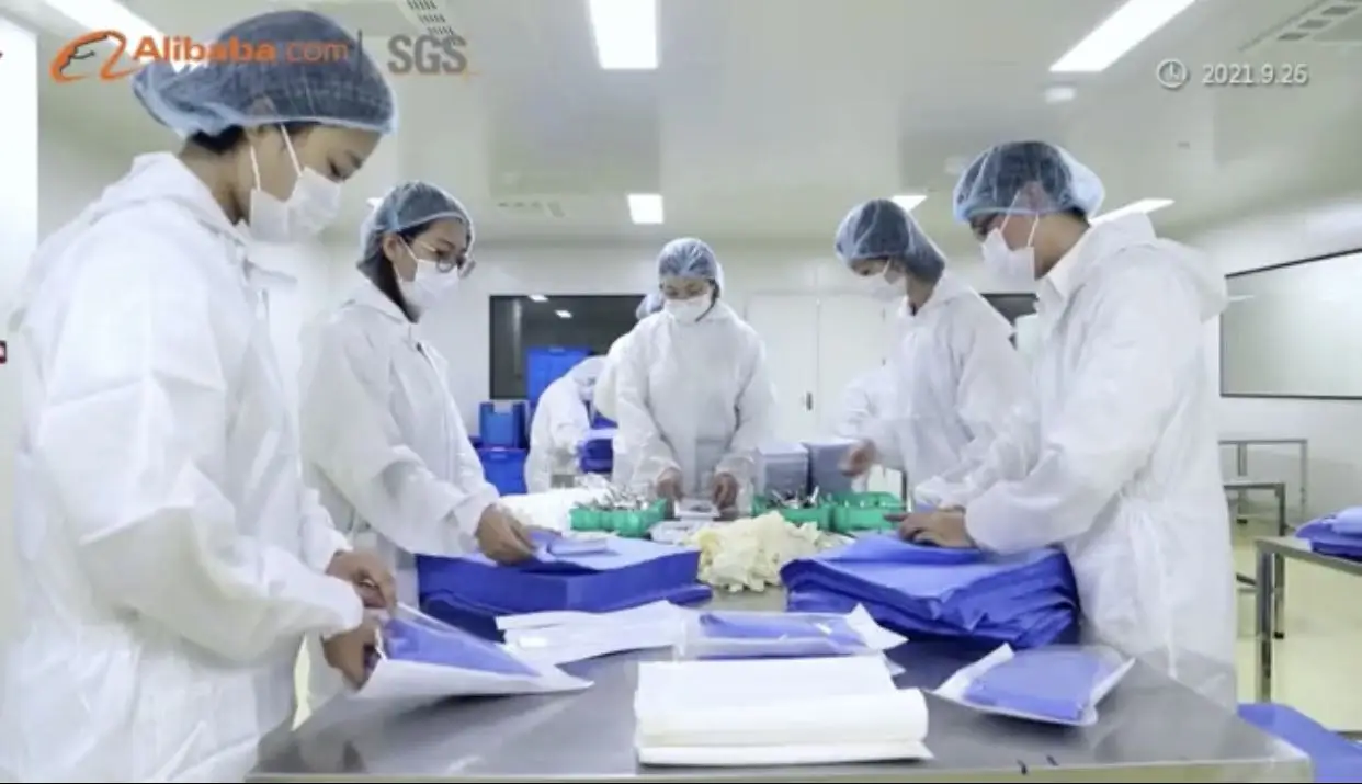 Disposable Patient gown/medical clothes/Non woven/PP/PE/SMS/OEM