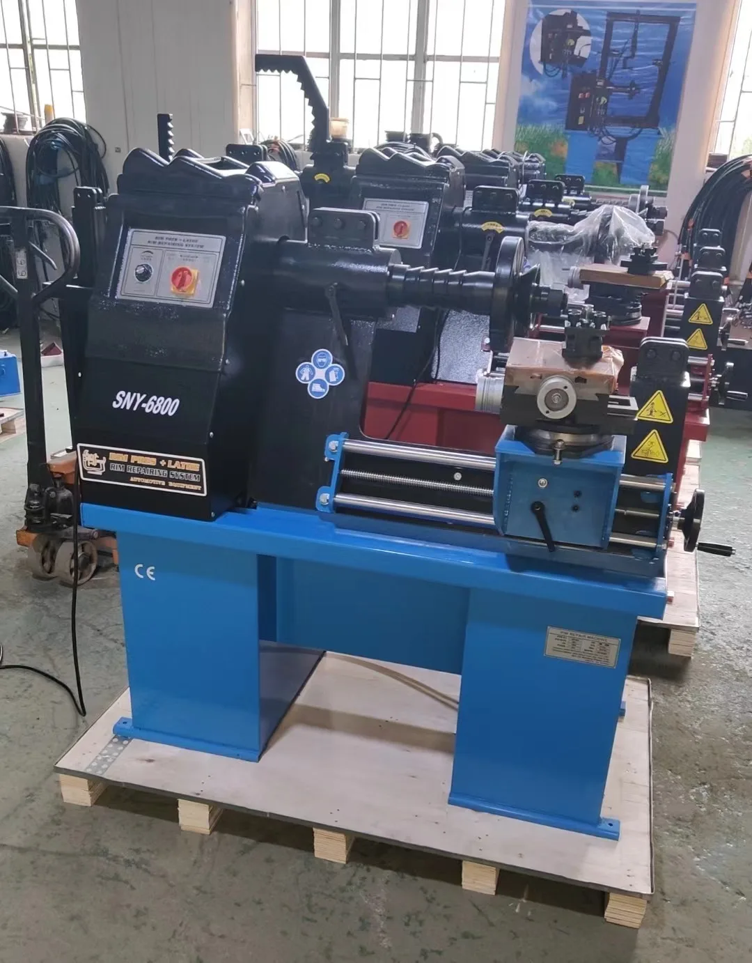 Full Automatic Rim Straightening Machine Wheel Repair lathe  Rim repair machine