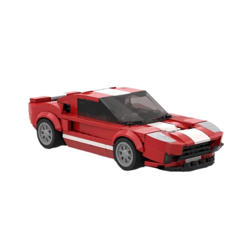 Techinic MOC красный маленький родстер суперспортивный гоночный автомобиль Коллекционная Коллекция сборка кирпичных игрушек для мальчиков Набор строительных блоков