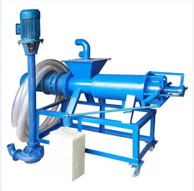 New Design Solid Liquid Separator For Farm Use/animal Manure Dewatering Dehydrator Drying Machine For Sale