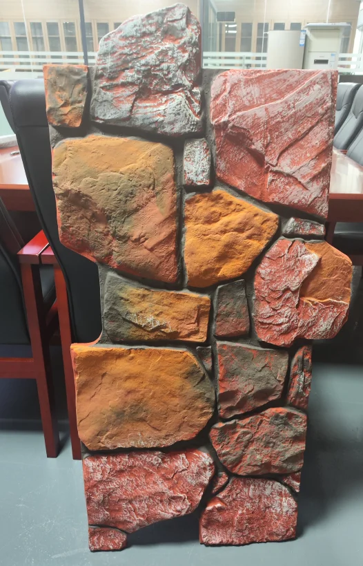 VANJOIN High quality   Faux Stone Wall Panels Exterior Pu Decorative Wall Panel Sudoku Designs With Various Sizes And Colors