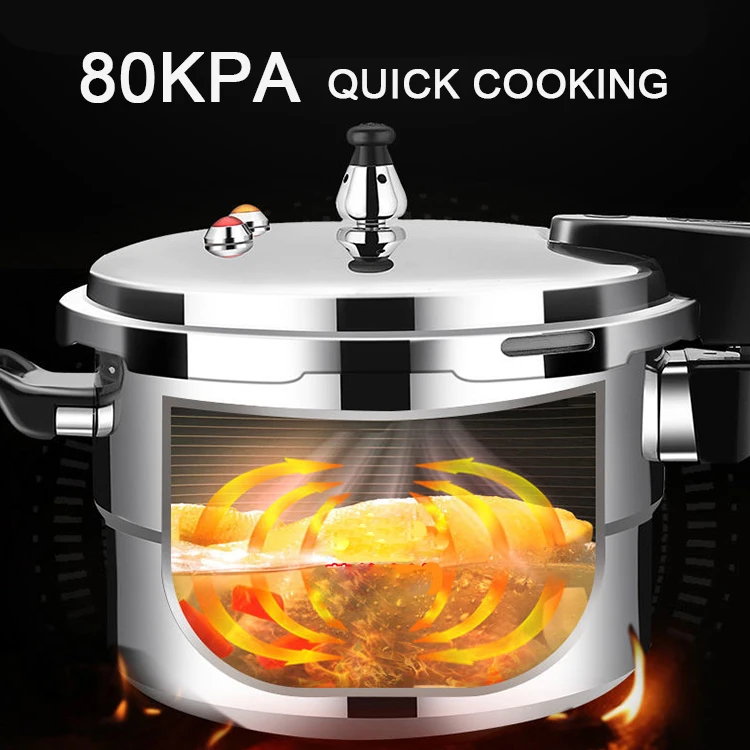 Customize Aluminium alloy pressure cookers with steamer induction base 3 / 4 /5 /7 / 9/11 liter
