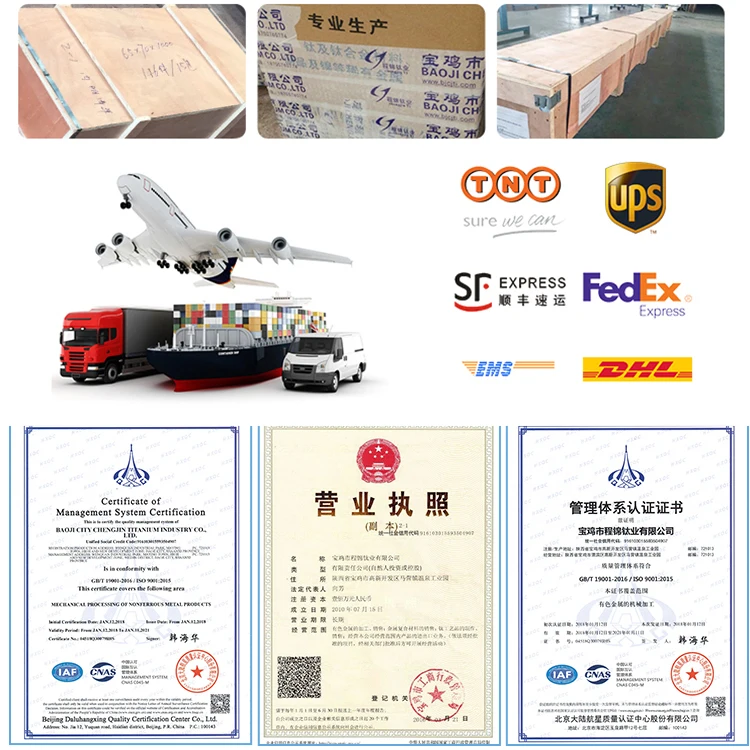 Rainbow M4 M5 M6 Grade5 titanium screw bicycle produced by Chinese Baoji suppliers