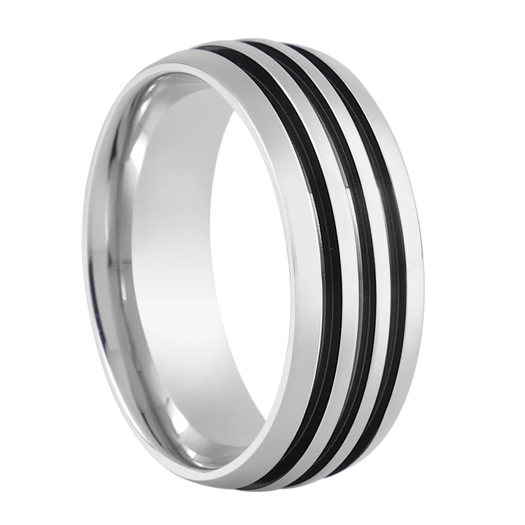 Cheap Wholesale Custom hot sale 316 stainless steel jewelry men ring jewelry set stainless steel ring Hot products