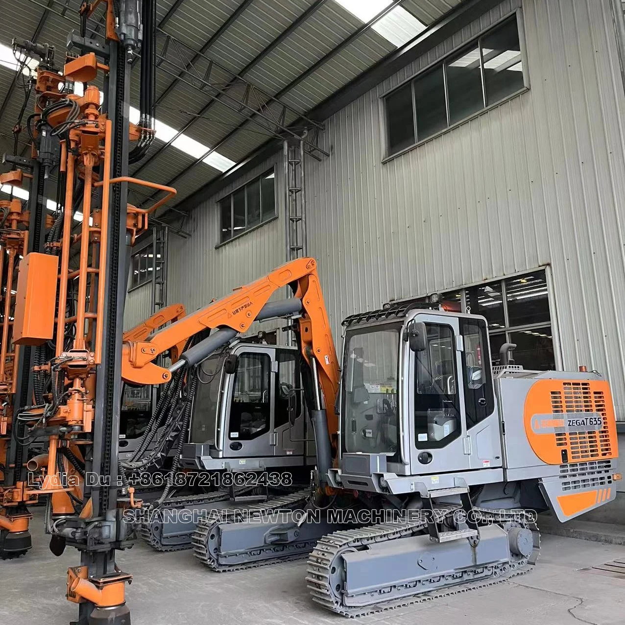 zhigao zega T635 Blast Hole Integrated DTH drilling rig Medium Automatic Integrated Surface Top Hammer Drill Rig