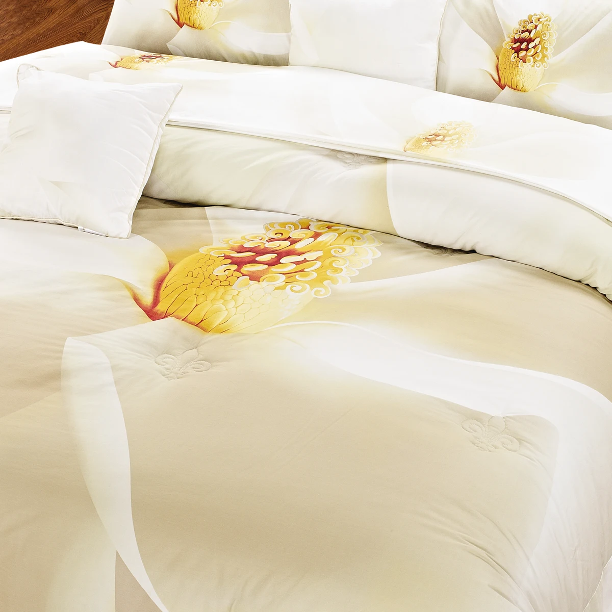 Factory customized 3D digital printing Original pillow cases bedroom sheets bedding set duvet cover with factory price