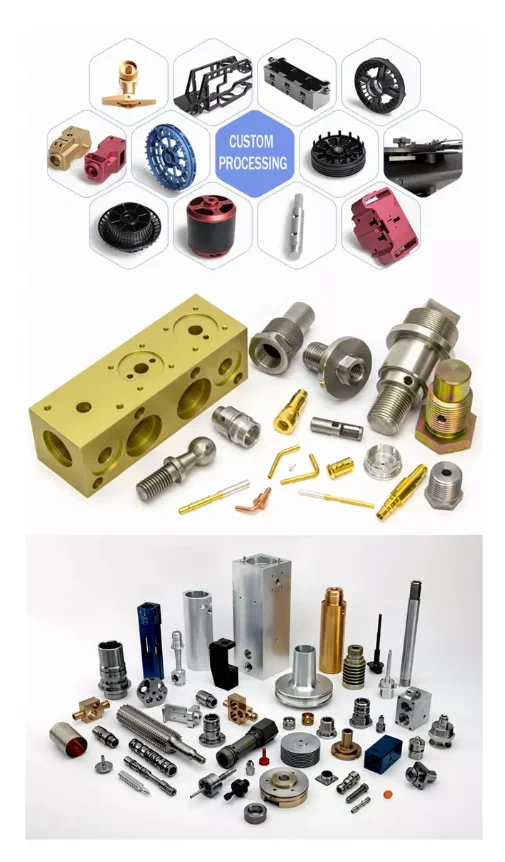 Precision cnc machined hydraulic parts for petrochemical industries equipment products