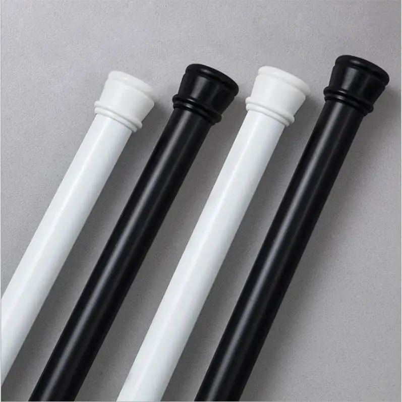modern design bathroom shower curtain rod bedroom clothes drying rod home decoration curtain rod set