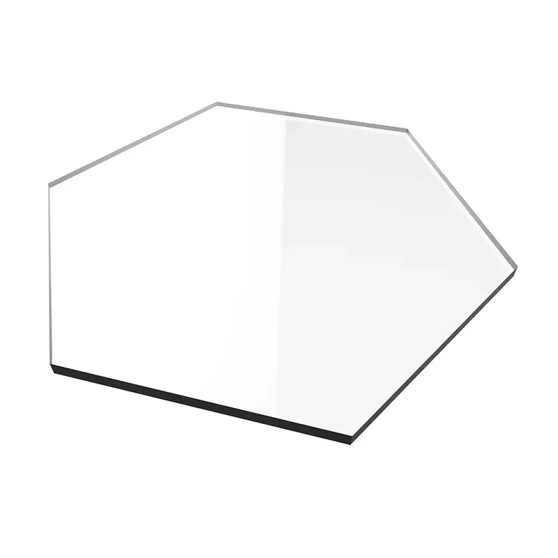 Creative custom Wedding Table Cards Decoration Clear transparent Acrylic Sheets Clear Acrylic Sheet Hexagon Cast Sheet
