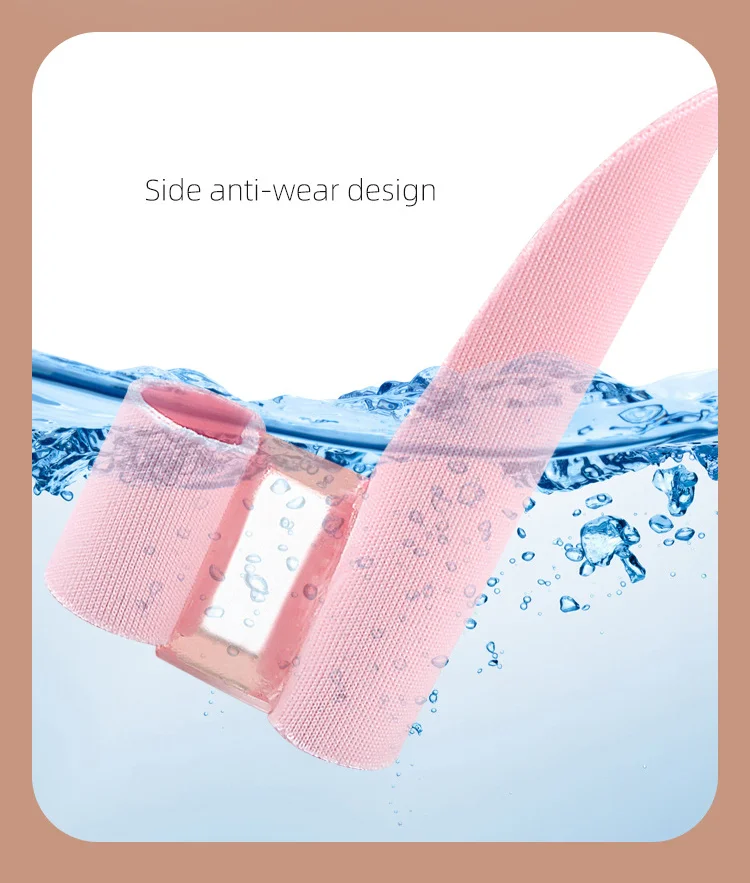 New design Hallux Valgus SEBS Double Toe Separator Big Toe Bunion Corrector Cover Toe protection sleeve