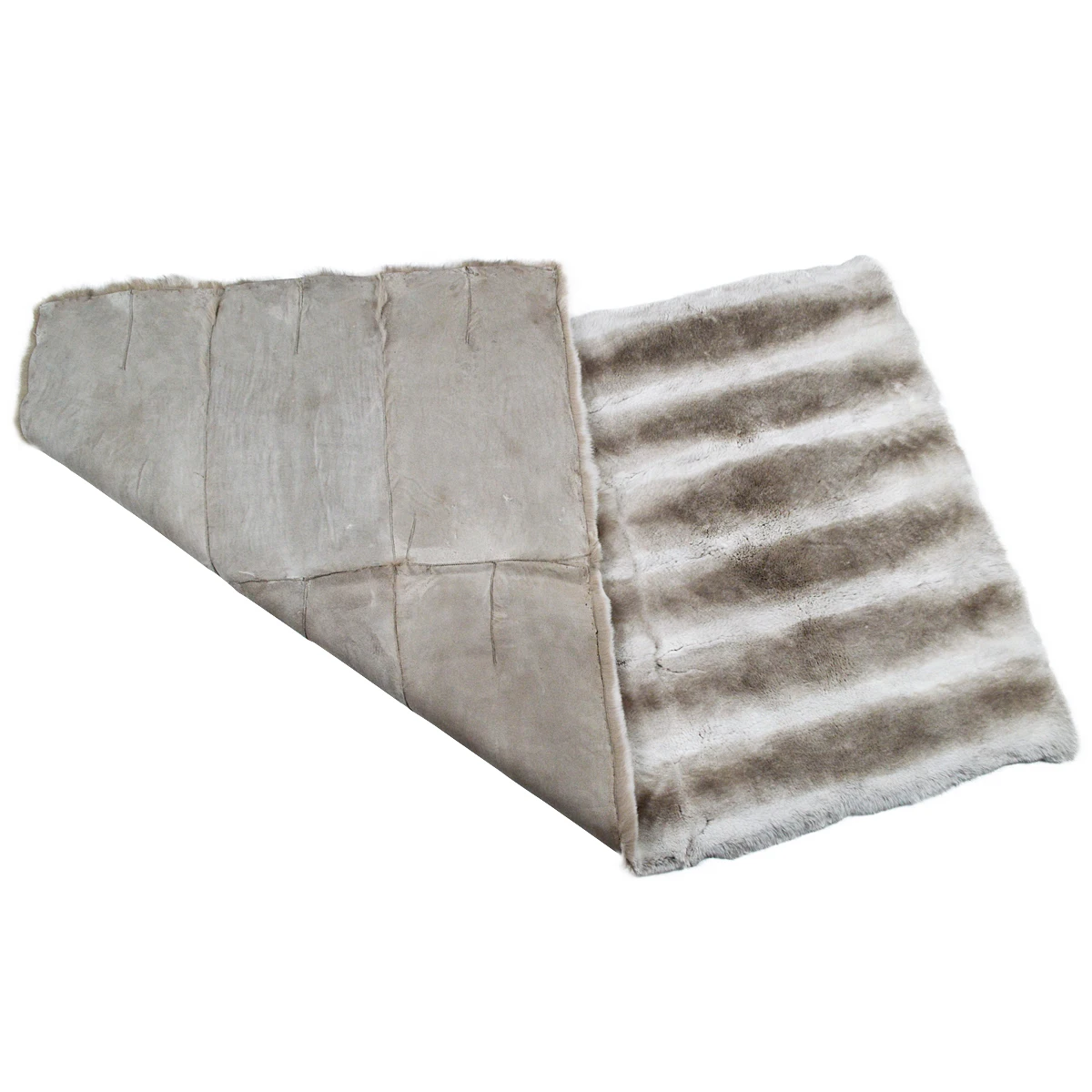 Factory dyed Chinchillar rabbit fur plate