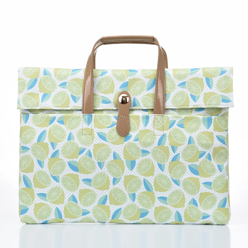 Wholesale new waterproof nylon flat business briefcase light laptop bag