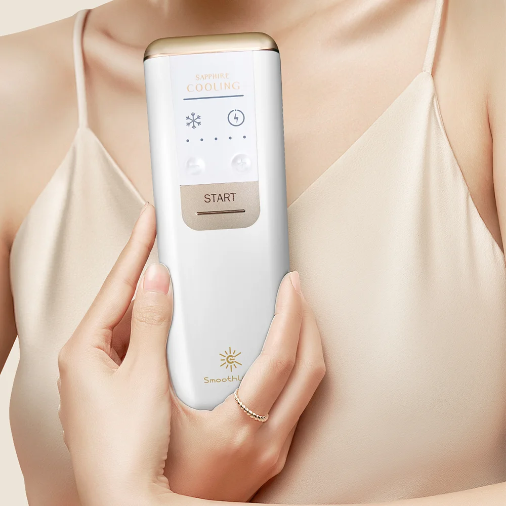 Laser Hair Removal Painless IPL Hair Removal with Ice-Cooling System at Home Use for Armpits Legs Arms Bikini Line