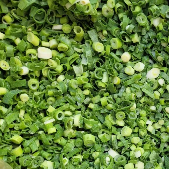 Hot sale new season IQF Frozen spring green onions frozen green onions
