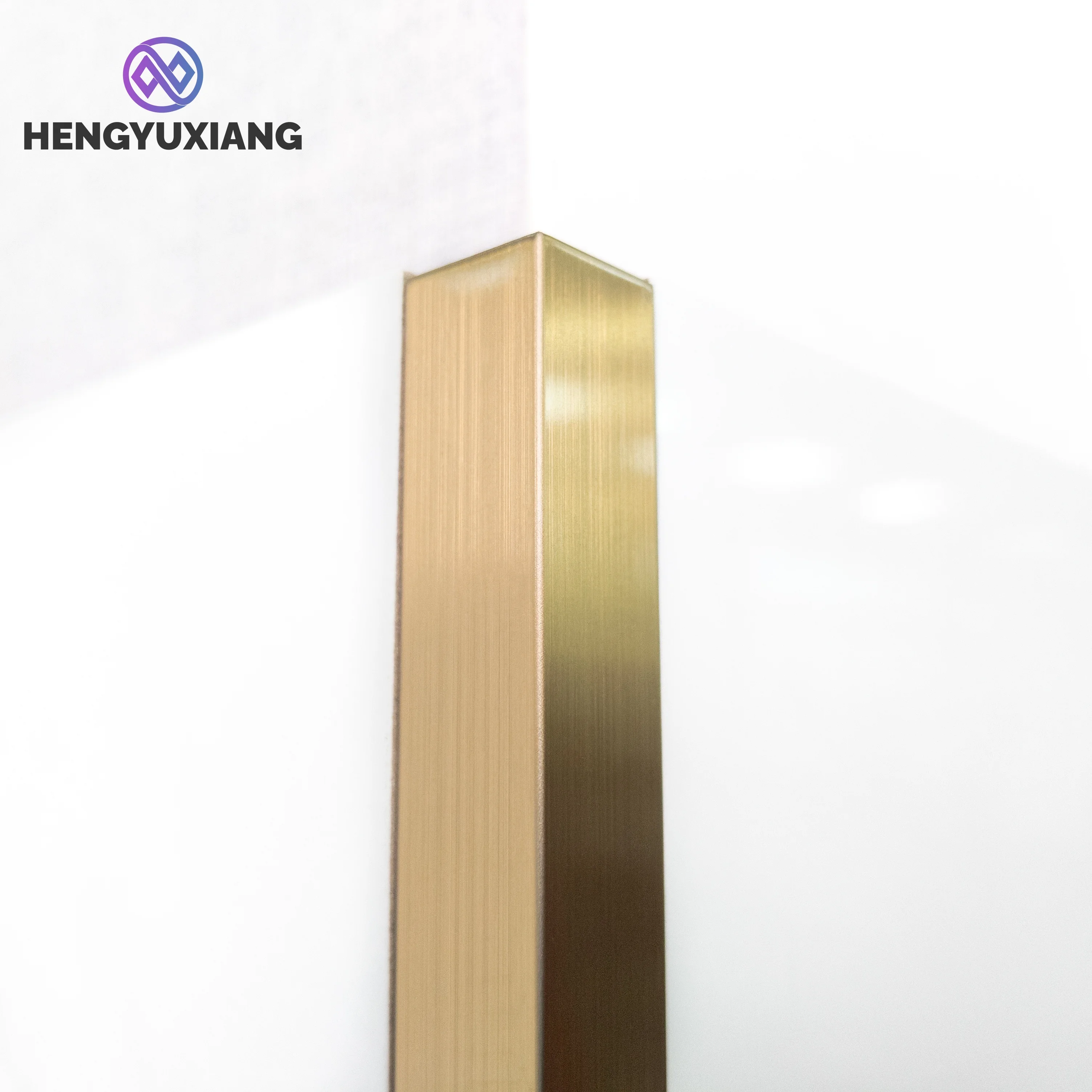 Hot Sale SS 304 L Shape Chrome Tile Trim For Stair Edge Protection