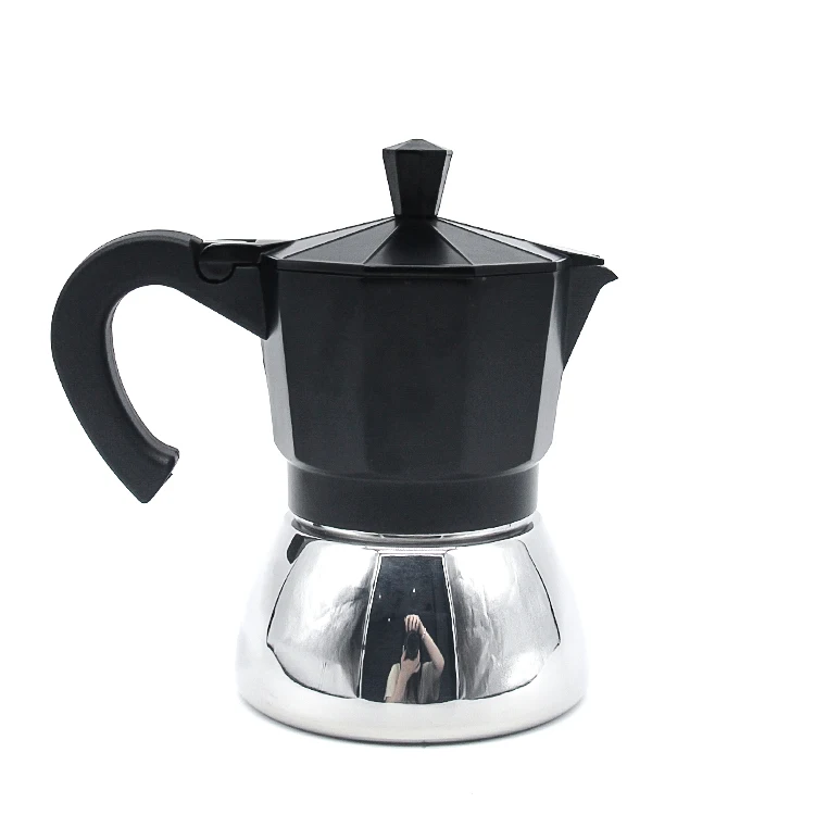 China supplier custom filter coffee maker machine stainless steel coffee pot with lid