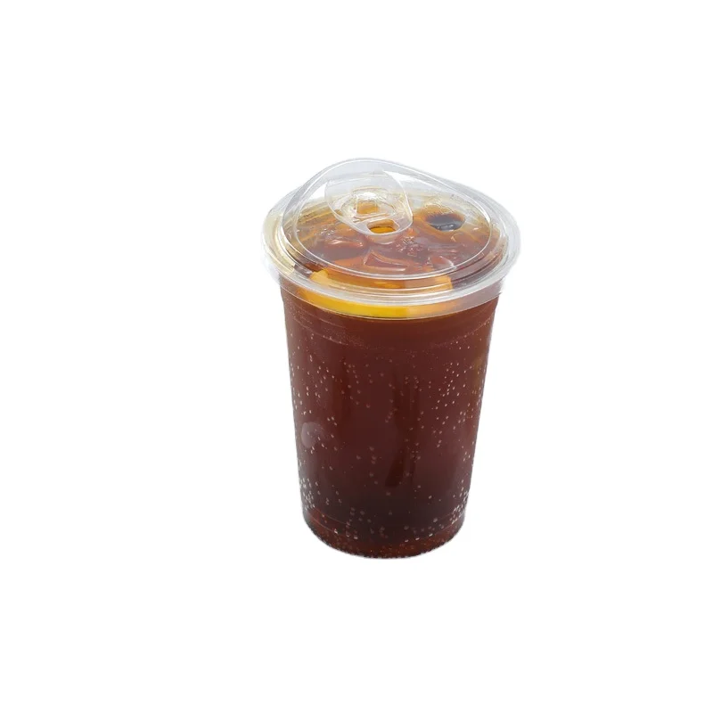 Best selling disposable clear pla plastic cup ice coffee cup