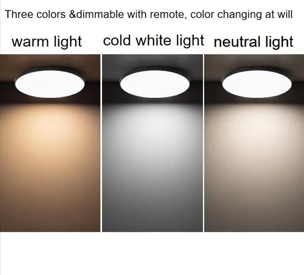 5 Years Warranty Modern Ultra Thin Motion Sensor Lamps Decorative Lighting Fixtures For Living Room Tri-proof LED Ceiling Lights