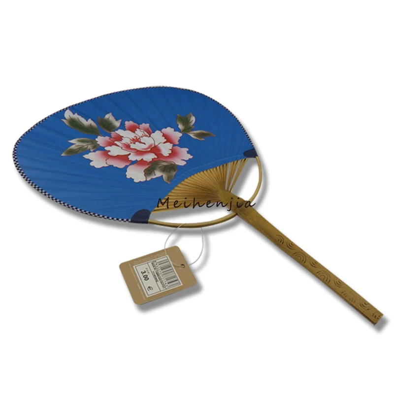 japanese round oar paddle hand fan