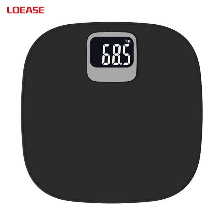 BSCI Factory Supply Reverse LCD ABS Plastic Electronic Bathroom Digital Body Weight Scale