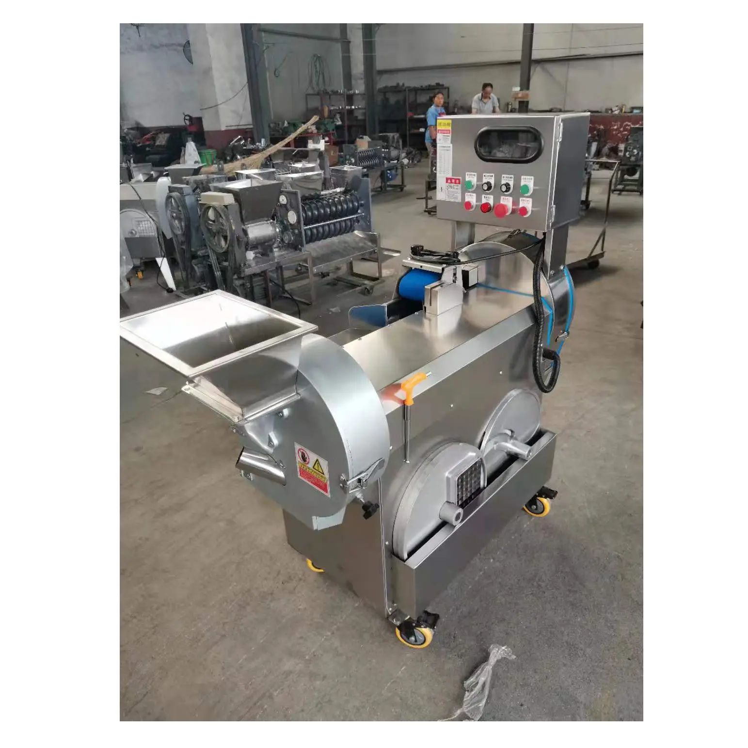 Hot Selling 300-1000Kg/H Output Fully Automatic Dicing Machine Commercial Electric Vegetable Cutter