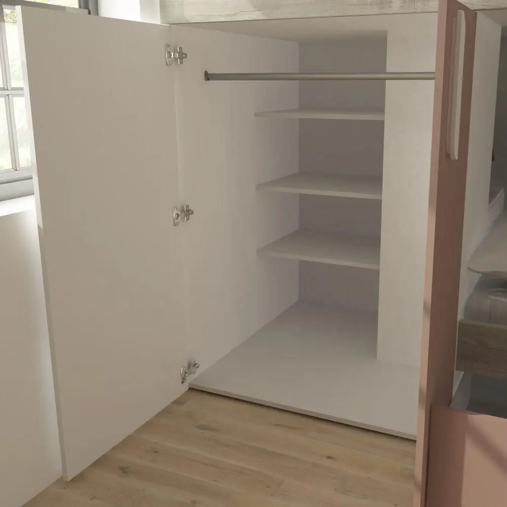 Luxury Children Loft Bed Boys Modern Kids Room Furniture Adult Bunk Bed Slide for Girls Kids Room Furniture Adult Bunk Bed Slide