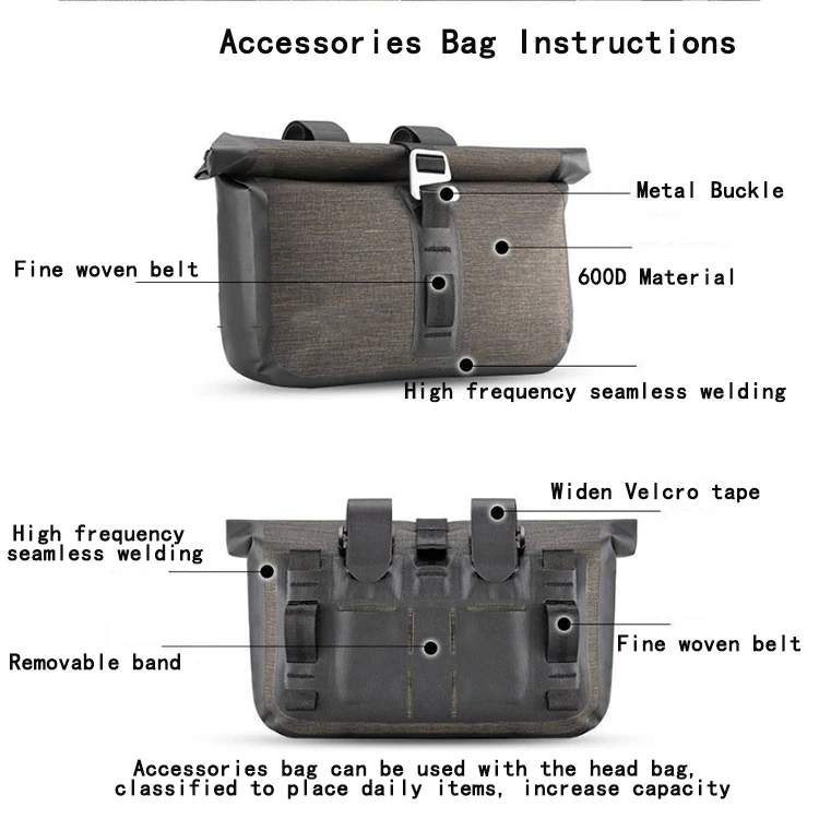 Новейшая модная Водонепроницаемая дорожная сумка для велосипеда 6 л для профессионального водителя