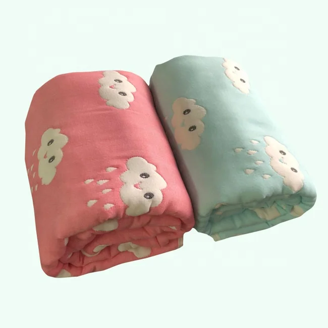 2022 Customized Design newborn 70%Bamboo 30% Cotton Baby jacquard Muslin Swaddle Blanket Set Infant Wrap Newborn Gift Set