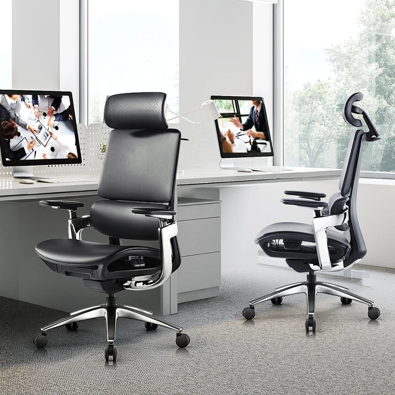 High Quality Luxury boss Computer Chair Office Visitors Modern Swivel Executive Leather Ergonomic