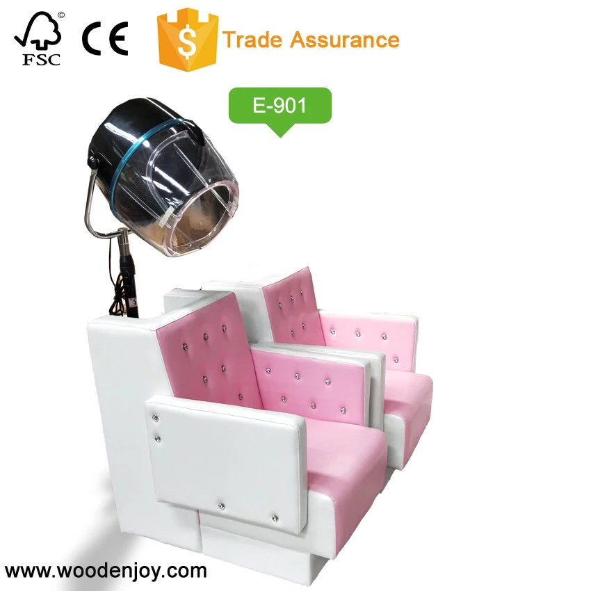 Новый розовый парикмахерский стул для волос