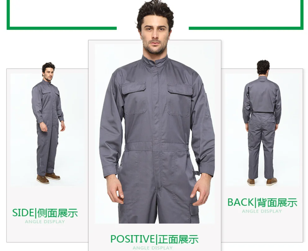 Breathable Workwear Set Staff Mechanic Engineering Repairman Custom Acceptable Work Cloths Uniforms