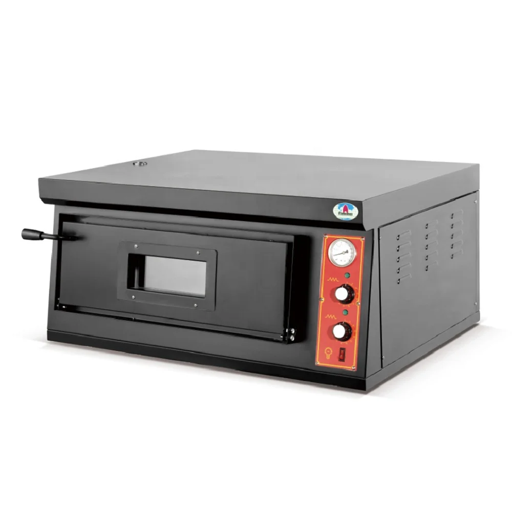 HGP-1-4 Single Deck Iron Spray Paint Gas Pizza Oven