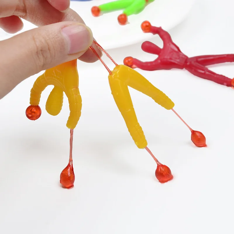 2021 Hot Sale Window Crawler Men Mini Sticky Multicolored Sticky Action Figure Rolling  Climb-man Sticky Toys