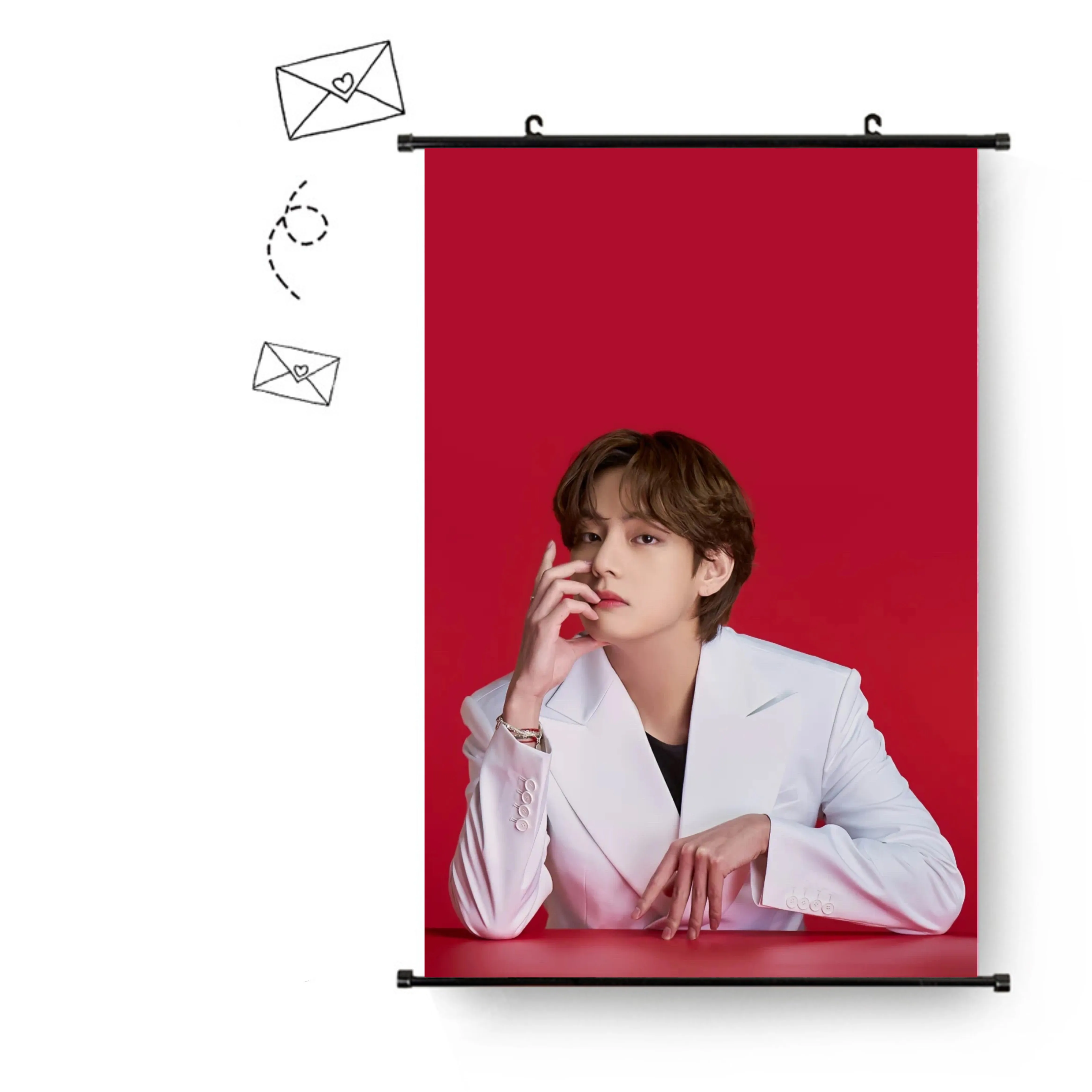 Оптом Kpop Idol Bangtan Boys соответствует LDF фото гобелен тканевый постер Висячие