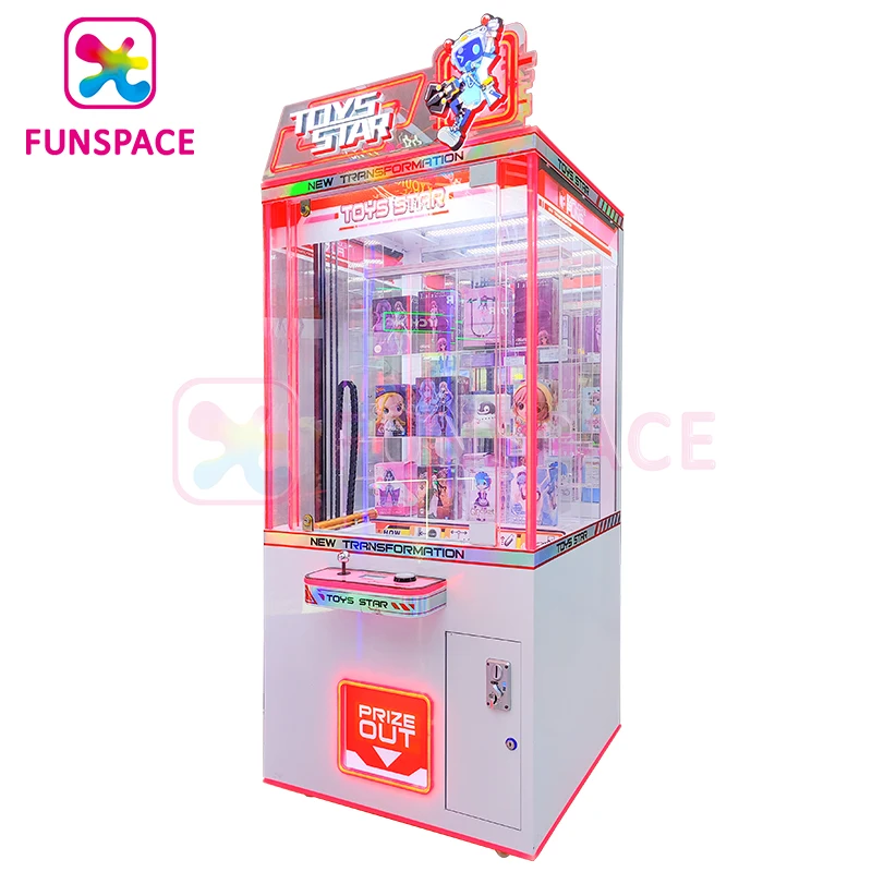Funspace Coin Operated Luxury Gift Game Machine Toys Star Key Master Upgraded Style for Prize Figures Redemption