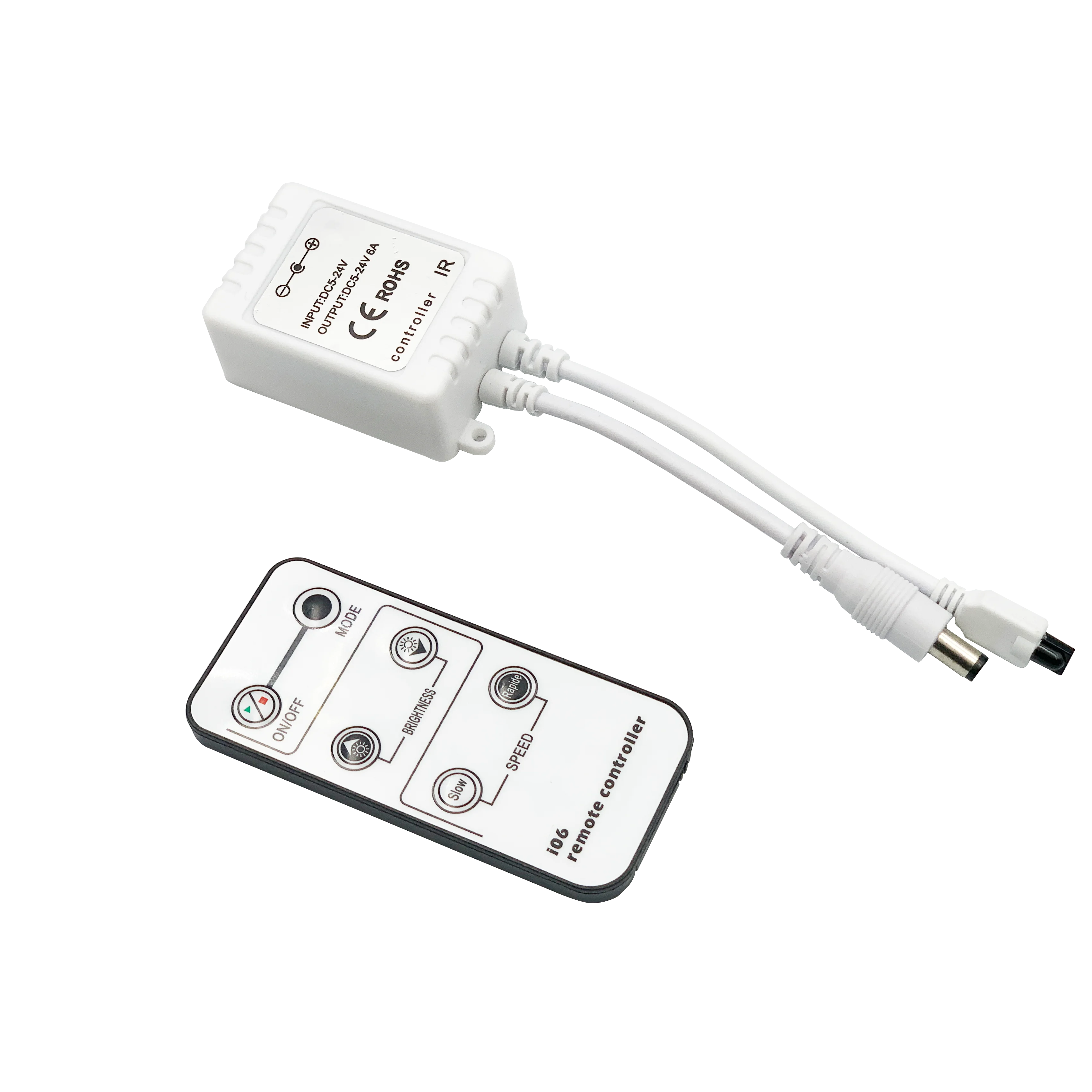 RF LED Controller DC12V24V with 6Keys Remote Smart Strip Lighting Accessories RF led lighting remote control CE ROHS